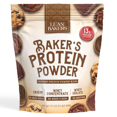 LEANBAKERS Baker's Protein Powder 17.1 oz jar
