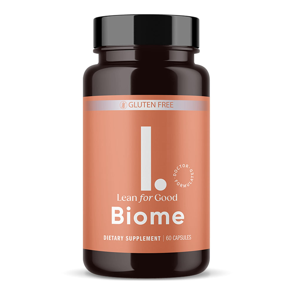 Lean for Good Biome bottle with 60 vegetarian capsules