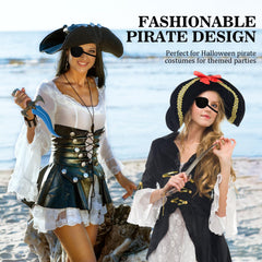 Left eye patch suitable for cosplay, Halloween and role play