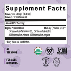 Dropper dispensing probiotic drops