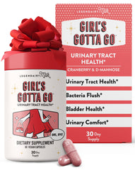 Legendairy Milk Girl’s Gotta Go UTI Support bottle – front view