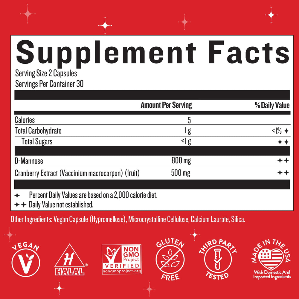 Vegan, Halal, Non-GMO, gluten-free certifications icons