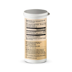 Nutrition label showing 3 billion CFUs per capsule