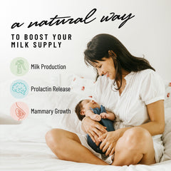 Legendairy Milk Liquid Gold milk thistle blend signals gentle support for lactation.