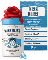 Miss Bliss Daily Stress Support bottle and packaging
