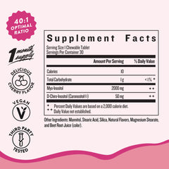 Legendairy Milk Pure Inositol product label
