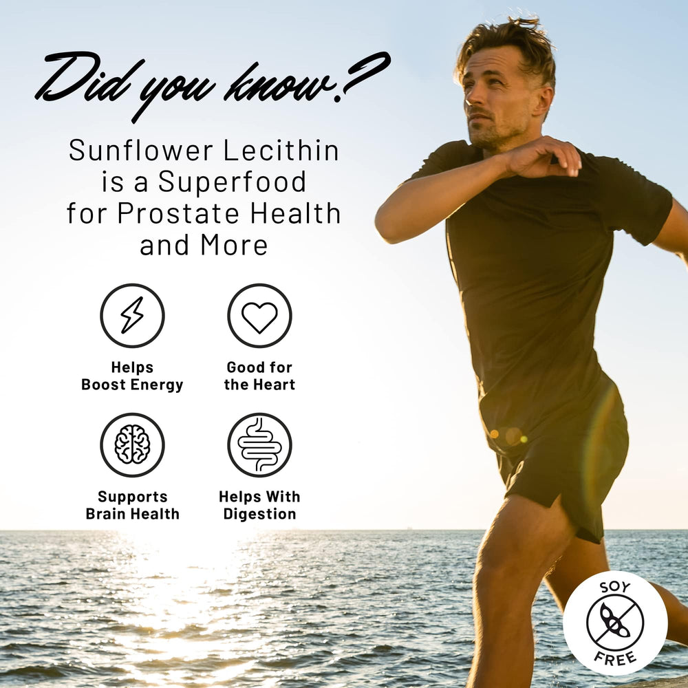 Legendairy Milk Sunflower Lecithin dosage illustration shows 1–3 softgels daily.