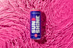 Legendary Sunshine pack-of-12 multipack display showcases convenient daily energy choice.