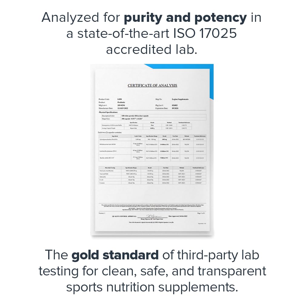 Bottle back panel highlighting ingredients B420, DE111, 299v and PreticX