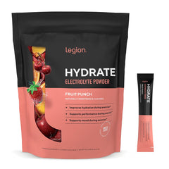 LEGION Hydrate fruit-punch stick primed for quick on-the-go hydration