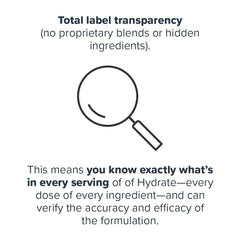 LEGION Hydrate quick-dissolve stick being stirred for fast absorption