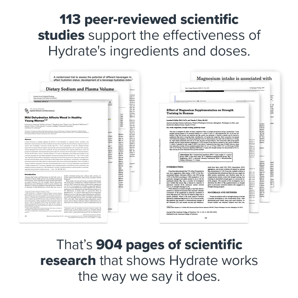 LEGION Hydrate sugar-free ingredients label highlights clean minerals