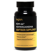 Bottle of LEGION KSM-66 Ashwagandha Root Extract with 60 servings