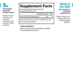 Legion Micronized Creatine Monohydrate Fruit Punch absorption infographic