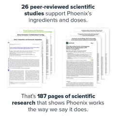 Caffeine content and energy concept for LEGION Phoenix thermogenic formula