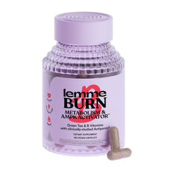 Lemme Burn bottle front view with label