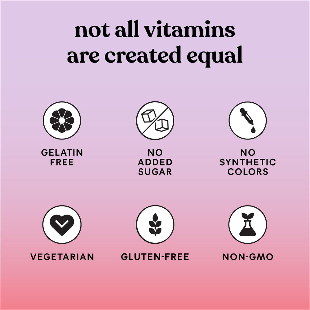 Nutrition facts for Lemme No. 2 Strawberry gummies, 60-count bottle