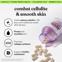 Label showing ingredients for Lemme Smooth capsules