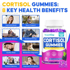 Lemon Balm and Chaste Berry for hormone balance in cortisol gummies