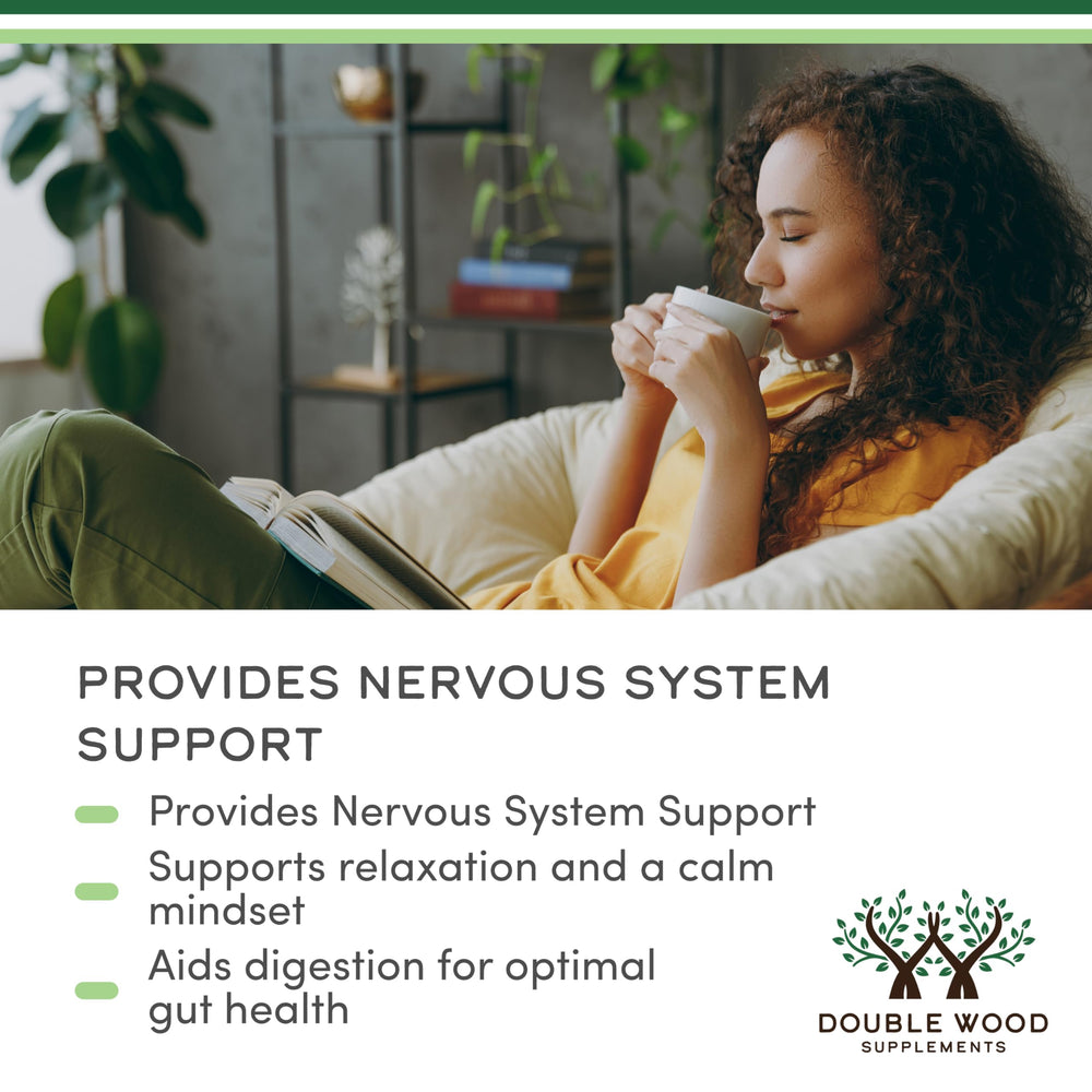 Lemon balm tincture added to lemon tea