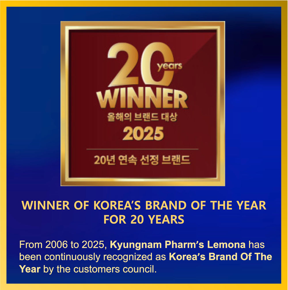 In-store display of LEMONA on shelf