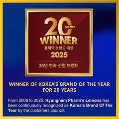 In-store display of LEMONA on shelf