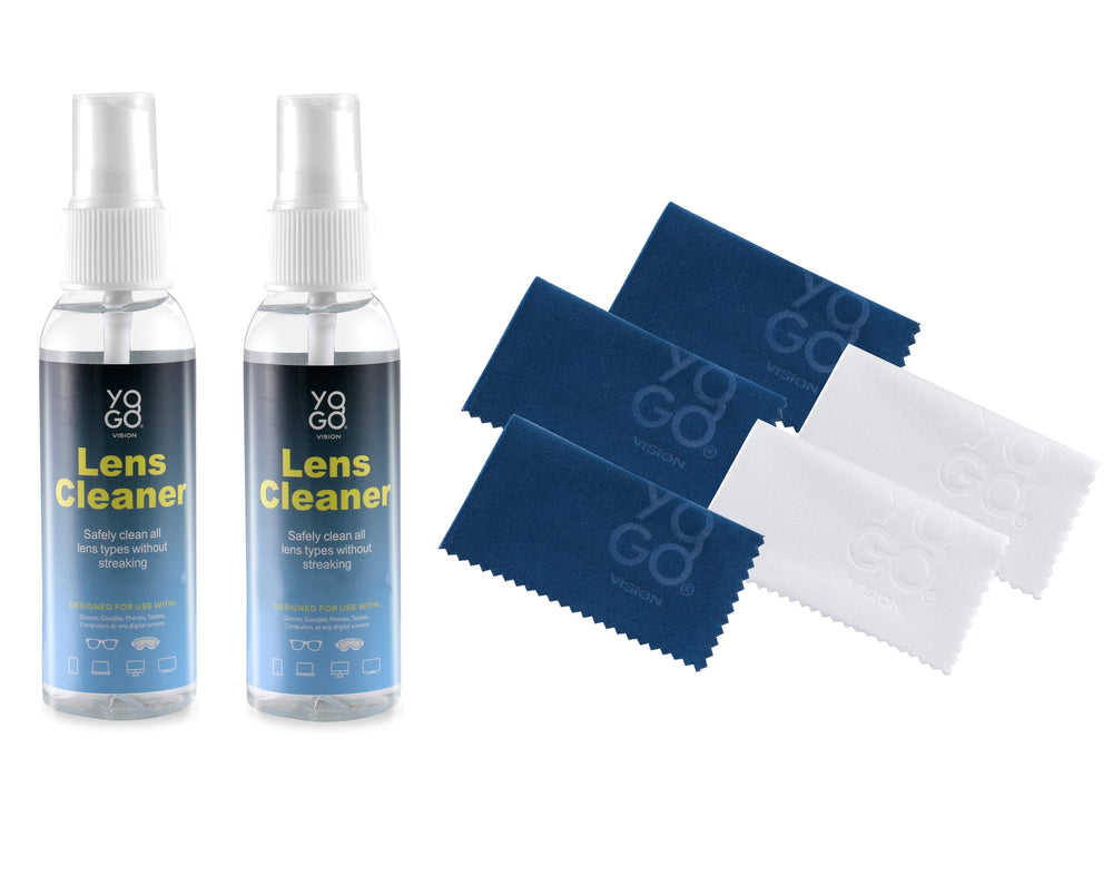 Lens Cleaner Spray kit with two 2 oz bottles