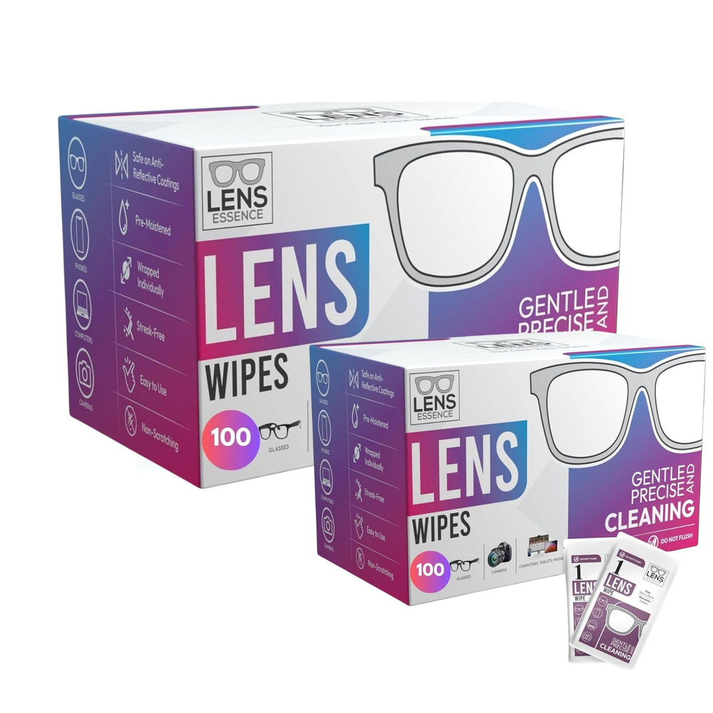 LensEssence 200-pack premium lens wipes