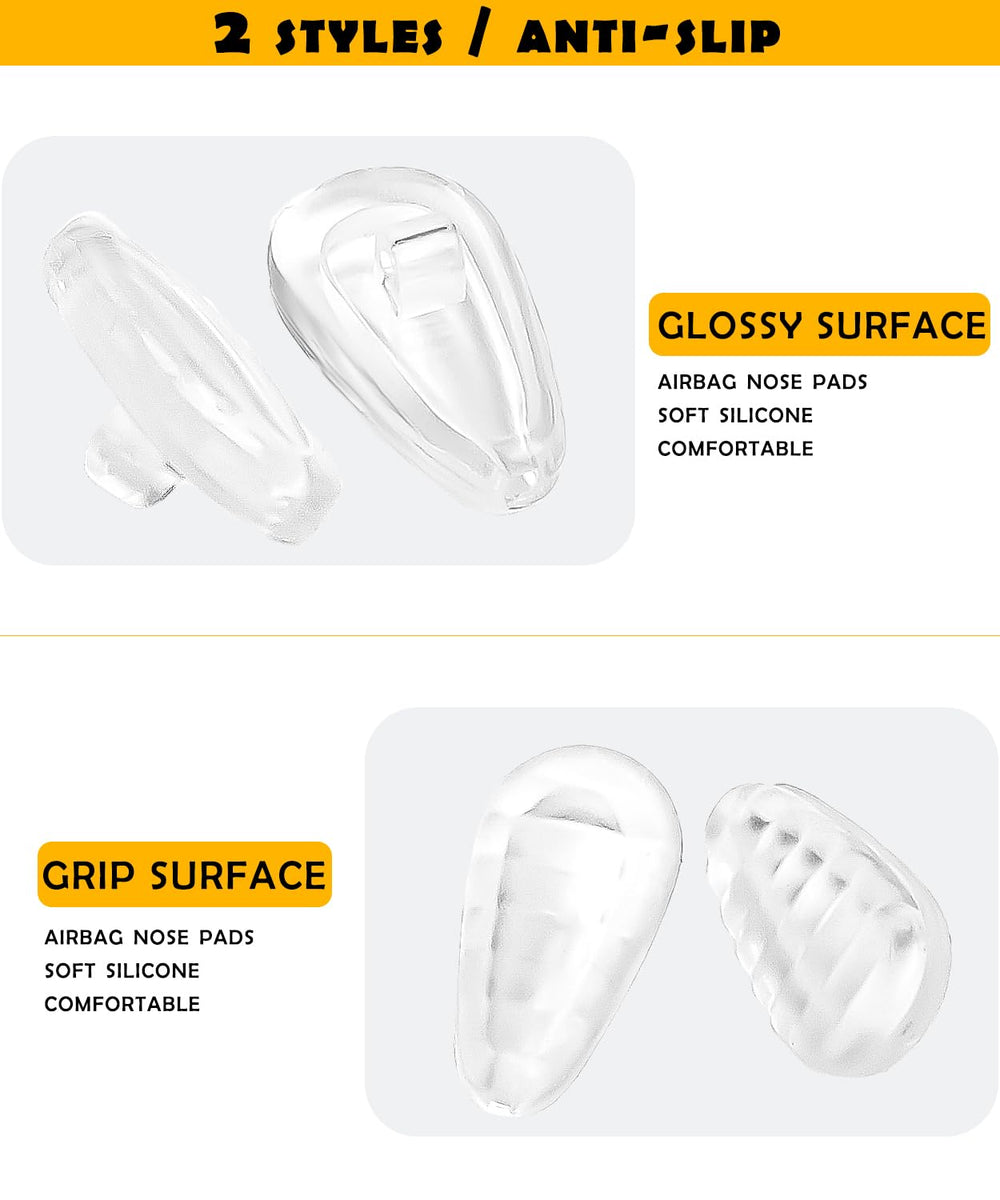 Screw-in replacement nose pads kit for Oakley frames