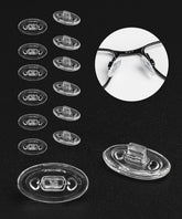 LenzProse 6 Pairs nose pads for Oakley and Maui Jim, close-up fit