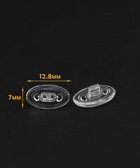 Nose pad set shown for Oakley/Maui Jim sunglasses