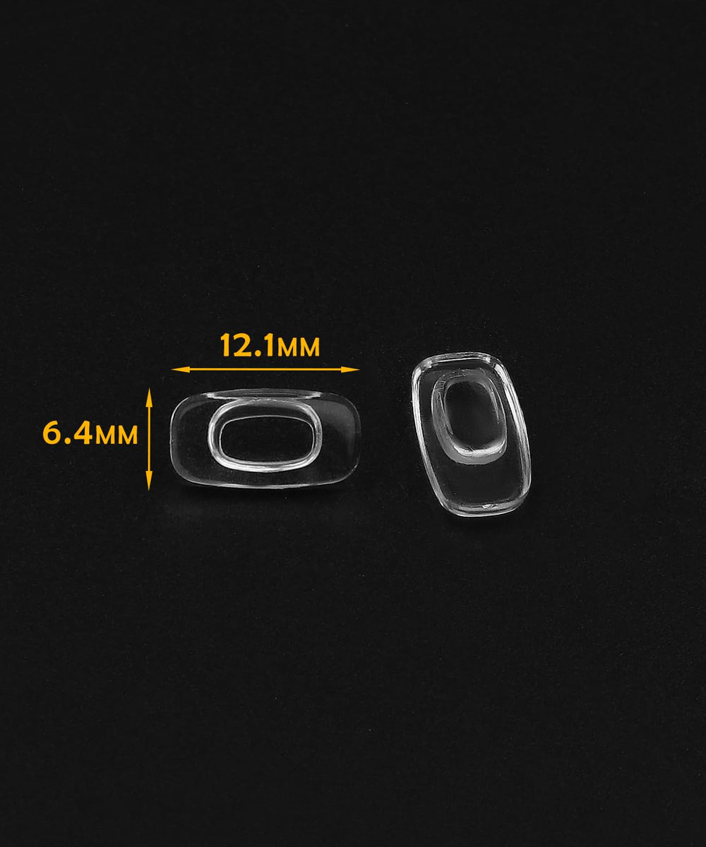 Close-up of silicone nose pad material for comfort