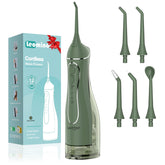 Leominor water dental flosser with main unit and nozzle