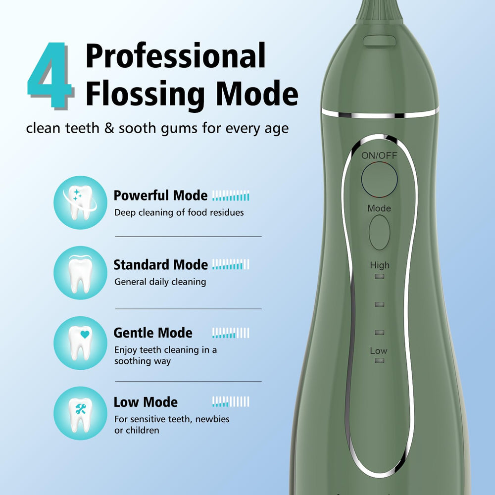 300ml detachable water tank on Leominor flosser
