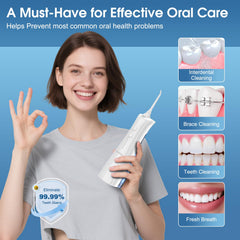 Portable dental irrigator for home and travel