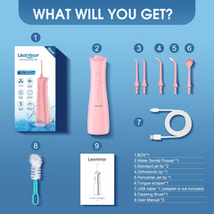 Leominor pink dental flosser gift idea