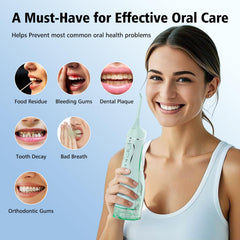 Leominor Water Dental Flosser Green – packaging and color option