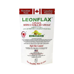 Leonflax 100% authentic Canadian flaxseed in an 18 oz bag