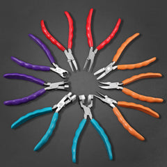 Complete eyeglass repair tool kit for eyeglasses assembly