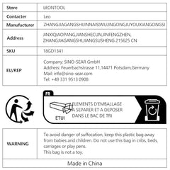 Kit includes glasses cloth and nylon replacements
