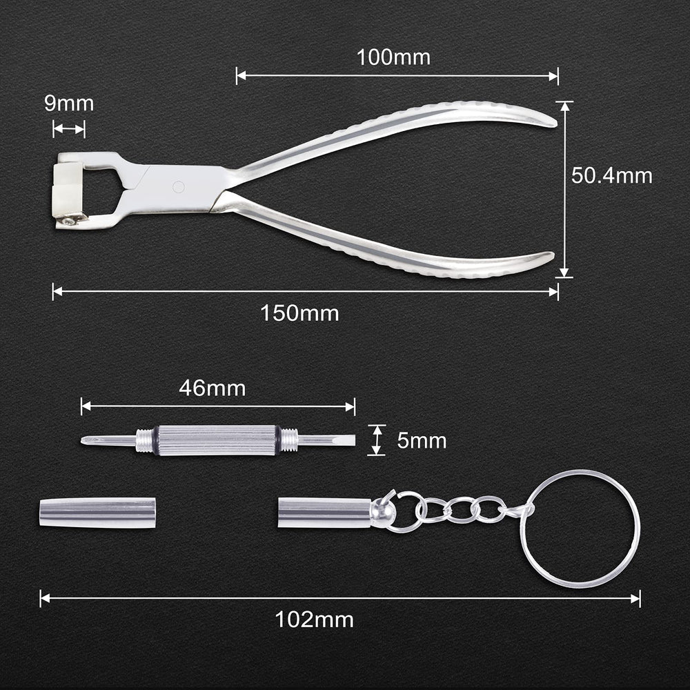 Compact dimensions and tool details for the fitting