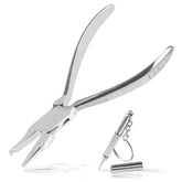 LEONTOOL 6-Inch Nose Pad Pliers with Screwdriver – front view