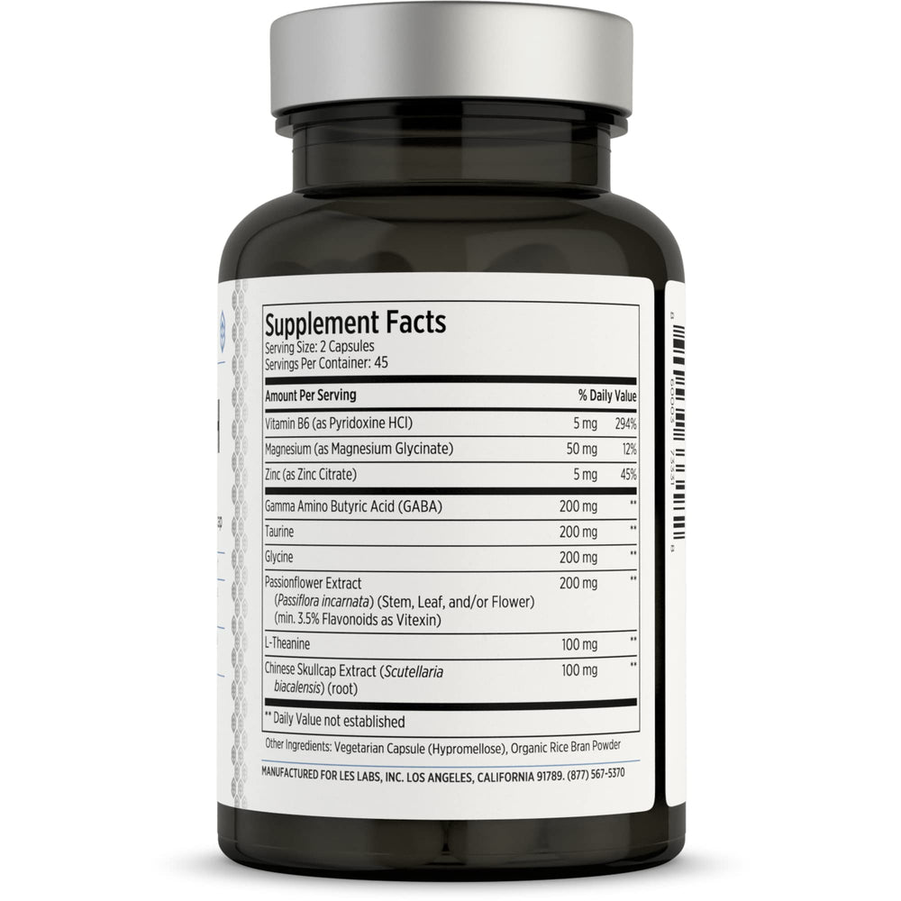 Ingredients: GABA, L-Theanine, Passionflower in GABA Health