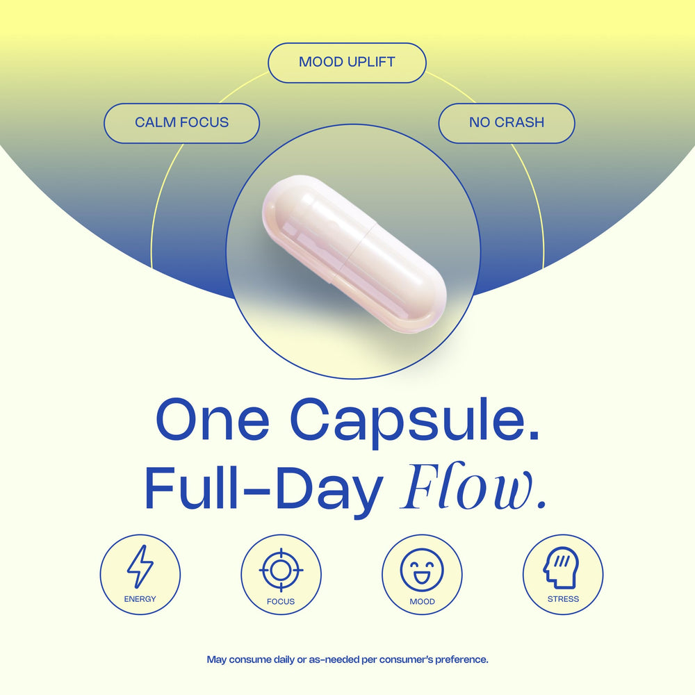Balanced energy and focus concept illustrating TeaCrine and paraxanthine