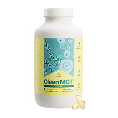 LevelUp Clean MCT Oil Capsules bottle front