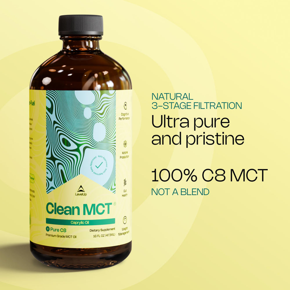 Keto coffee with LevelUp MCT Oil and butter