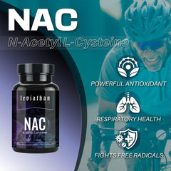 Leviathan NAC product label close-up