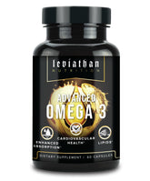 Leviathan Omega-3 Fish Oil Capsules bottle front view