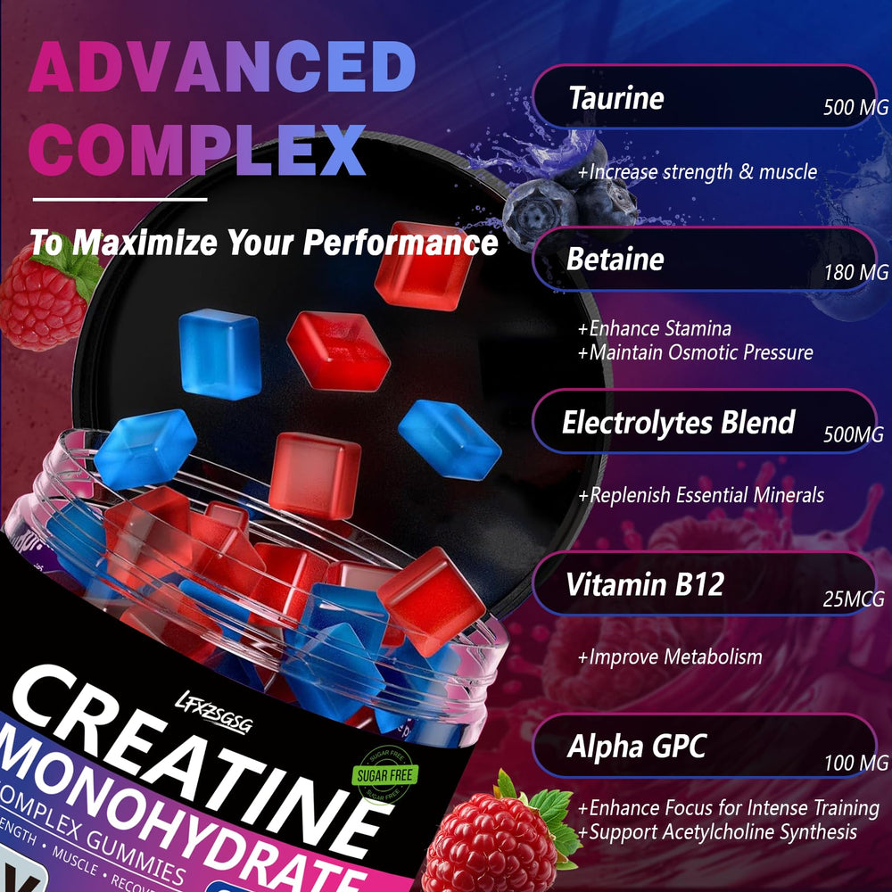 Front packaging of LFXZSGSG Creatine Gummies