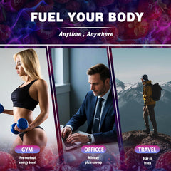 Athlete training with creatine gummies on the go